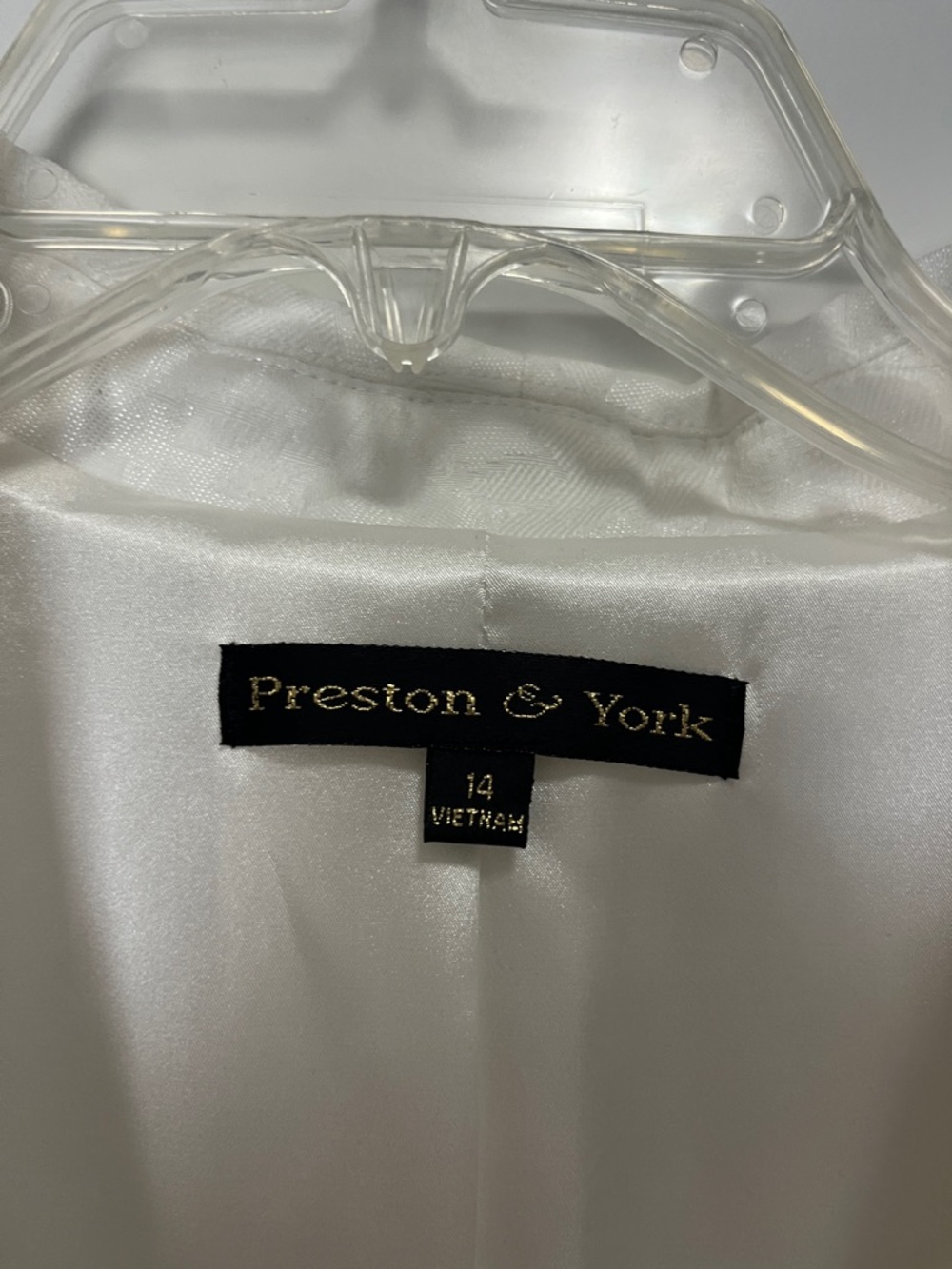 Preston & York White Floral Single-Button Blazer - Picture 2 of 8